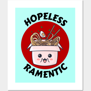 Hopeless Ramentic | Ramen Pun Posters and Art